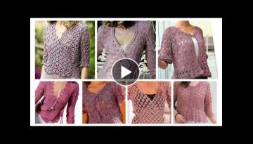Latest Designer Cute Cotton Crochet Lace flower Pattern Peplum Crop Top Blouse for Women