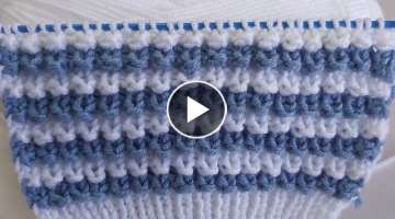 Two knitting needles easy explanation of knitting / crochet knitting