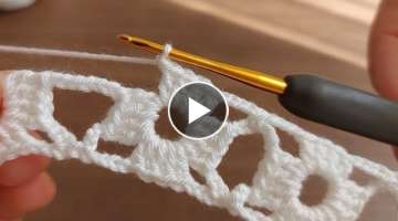 Super Easy Crochet Knitting / Beautiful Crochet Pattern