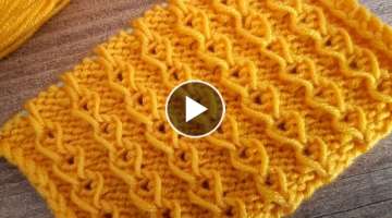 Row Chain Knitting Pattern / Two Needle Knitting Patterns