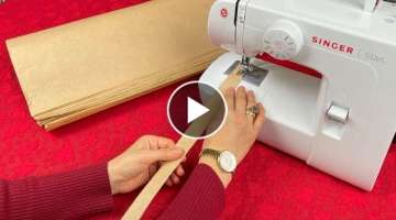 No one in the house could believe it! A great idea that you can do by sewing paper...