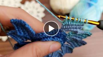 Tunisian Crochet model / Tunus işi kolay örgü modeline bayılacaksınız