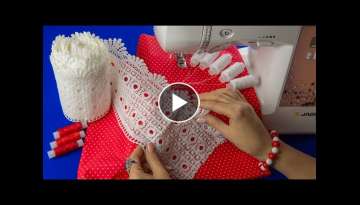 Amazing sewing tips and tricks for lace decorating / Sewing basics for beginners