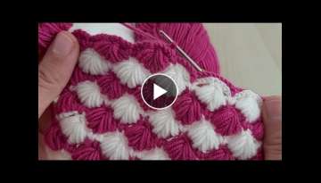Amazing Easy Crochet Knitting / Very Beautiful Blanket Vest Knitting Pattern