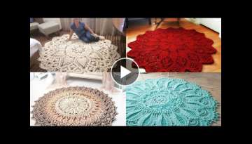 stylish & trendy crochet floor rugs designs and pattern with new collection