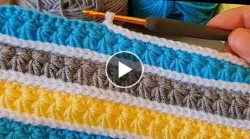 Very Easy Super Knit Crochet Baby Blanket / Very Easy Blanket Vest Bag Knitting Pattern