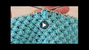 The most striking two-needle knitting pattern / cricket knitting pattern