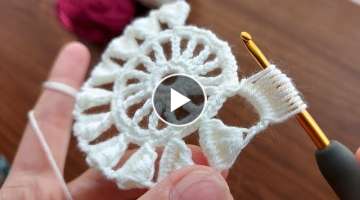 Very easy to make beautiful crochet motifs