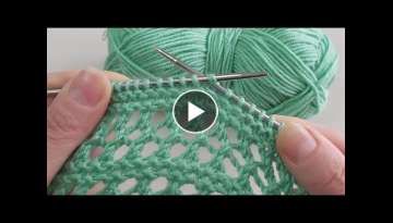 two knitting needles very easy knitting pattern explanation