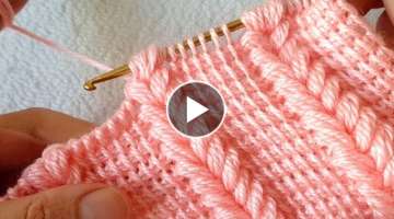 gorgeous Tunisian crochet knitting pattern tunica crochet