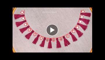 Neck Designs Embroidery New Work / Stitches Embroidery, Easy Neck Designs for Kurti