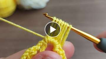 Super Easy Crochet Knitting - Crochet knitting pattern