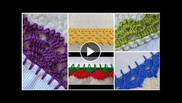 Beautiful And very useful crochet Laces borderlines pattern Design Ideas