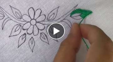 hand embroidery / easy neck design / latest neck / sleeve design for kurti