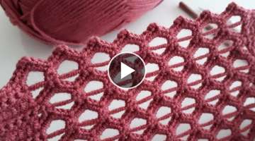 How to crochet easy knitting model / Örgüyü Sevdirecek Yazlık Elbise Örgü Modeli