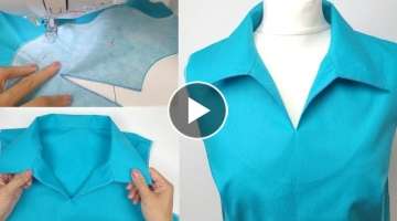 The best Sewing Tips and Tricks for this collar are here / Sewing is easier than you think