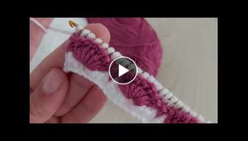 Amzing Easy Tunisian Crochet / You Will Love This Knitting Pattern
