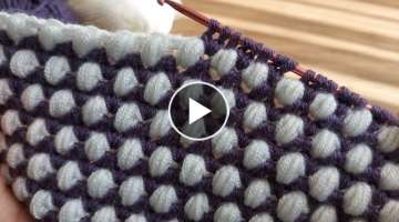 Super Easy Crochet Knitting / Fabulous Tunisian Knitting Pattern