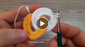 SUPER Easy Beautiful Crochet Pattern Table and Bed Linen Motif Knitting Online Tutorial