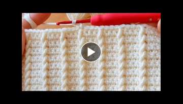 Super easy crochet knitting pattern for baby, vest, blanket, bag
