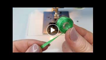 No one would believe you could sew like that / It's brilliant