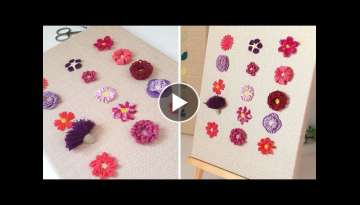 Learn to Embroider for Beginners / Hand Embroidery for Beginners / 15 Kinds of Flowers