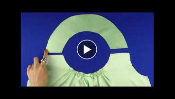 Basic sewing tips and tricks you need to know / Beautiful pleated neckline design