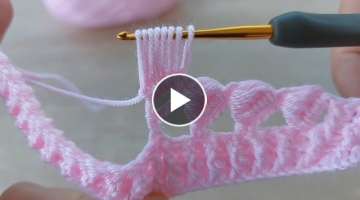 You will love this model crochet knitting pattern / Bu modele bayılacaksınız tığ işi örgü...