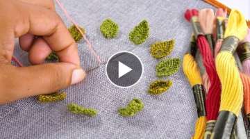 Artistic Hand Embroidery / Stitch 3D Flower Design