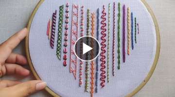 Basic Embroidery stitches for beginners / Let's Explore