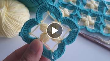 WINDOW motif???? CROCHET easy knitting Crochet knit motif that you will love