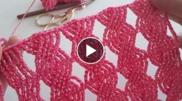 Super Easy Crochet knitting / Tığ işi çok beğeneceğiniz yelek çanta yazlık bluz modeli
