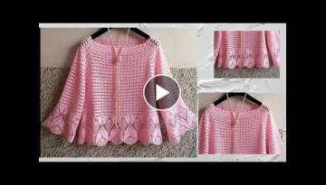 CROCHET STEP BY STEP SPRING LOVE BLOUSE