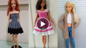 Outstanding crochet barbie dresses designs / patterns with new fashion
