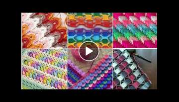 Newest Models of Crochet Lace Crochet Blankets / Crochet Hand Knitting Swatches 2021