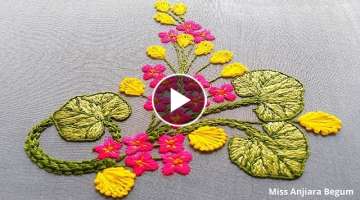 Trendy Hand Embroidery Design / Hand Embroidery Cushion cover Design