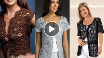 very impressive and attractive crochet jacket / cardigans designs and patterns