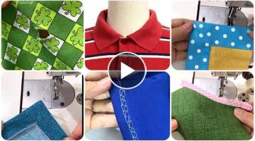 8 Sewing Tips and Tricks, watch it once and you'll learn it
