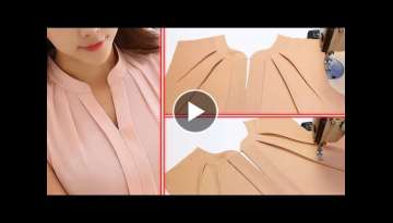 Best Way Women's Collar Sewing / Sewing Tutorial and Technique