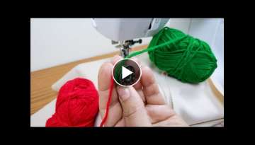 Using woolen thread for sewing Great idea / Clever and unique sewing tips and tricks you have nev...