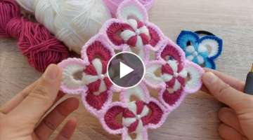 How to crochet model / tığ işi kolay örgü battaniye yatak ortusu kırlent vb. modeli