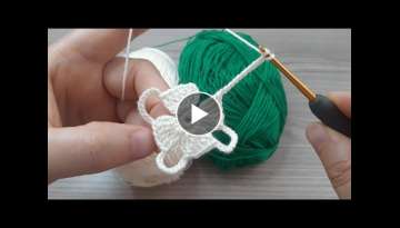 Super Easy Hack To Make Crochet Flowers / Very Easy Flower Knitting Pattern