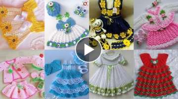 Knitting patterns of girl's dresses: the latest examples of hand-knitted children's dresses