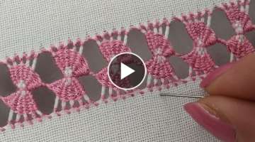 how to make a net / hand embroidery