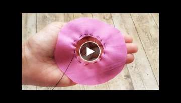 Amazing Fabric Art / Hand Embroidery Designs / Easy DIY Ribbon Flowers
