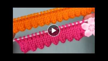 HOW TO KNIT STARTING STITCH OR EDGE WITH TWO NEEDLES