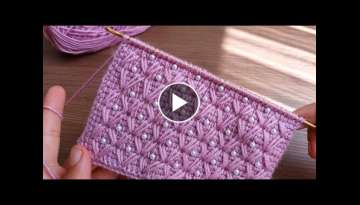 Super Easy Tunisian Knitting / Tunus İşi Şahane Örgü Model