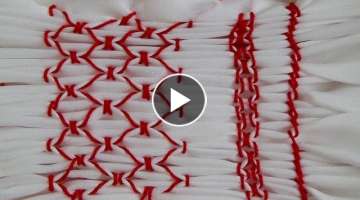 Hand Embroidery - SMOCKING Stitch
