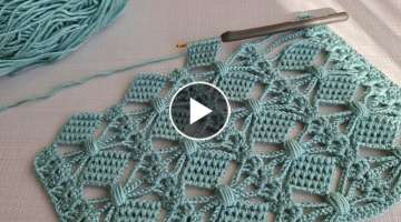 Super Easy 3D how to make eye catching crochet/Everyone who saw it loved it