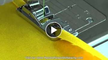 How to Sew Roll Edges with the Narrow Edge Foot